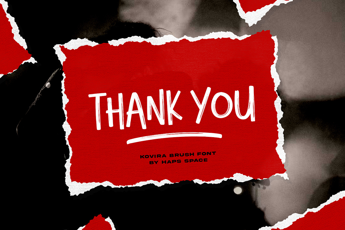 Kovira Urban Brush Font, a Handwritten Font by Haps Space (Photo 8 of 8)