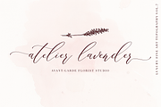 Floral Hearts-Luxury Script Font, a Handwritten Font by PeachCreme (Thumbnail 4 of 11)