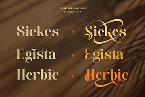 Aubendicha - Elegant Display Serif