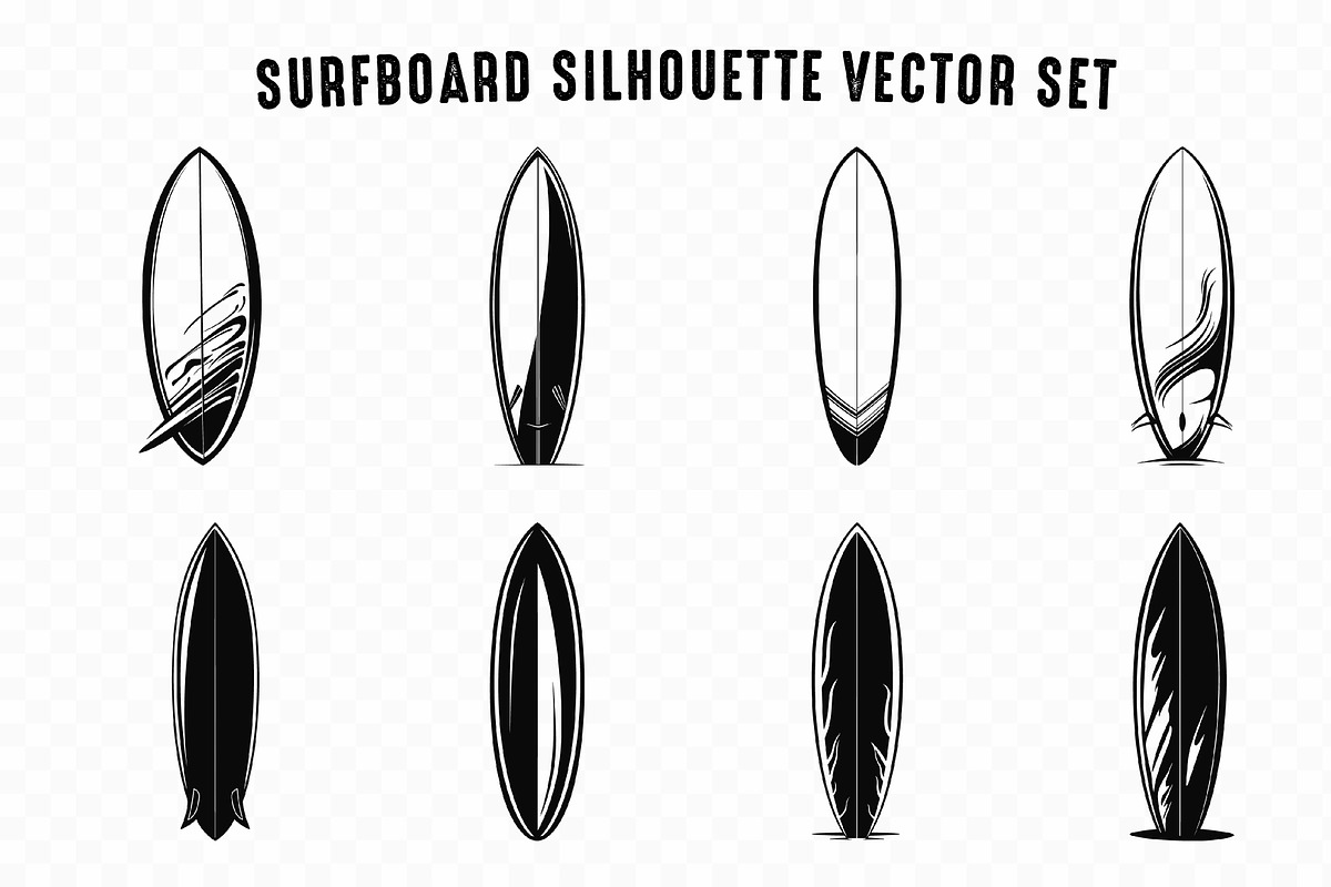 Surfboard Outline Vector icon Bundle, an Outline Icon by Gfx Expert Team (Photo 2 of 3)