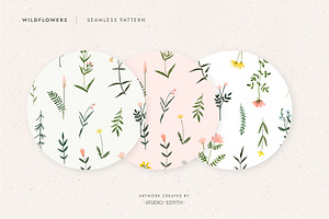 Watercolor Wildflower Bundle