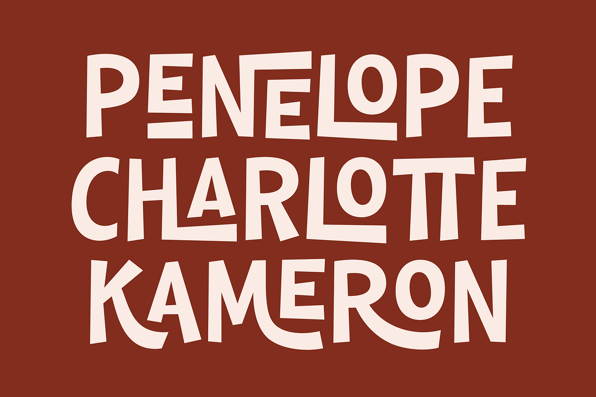 Kolton Monica - Playful Font, a Sans Serif Font by Grezline Studio (Photo 6 of 11)