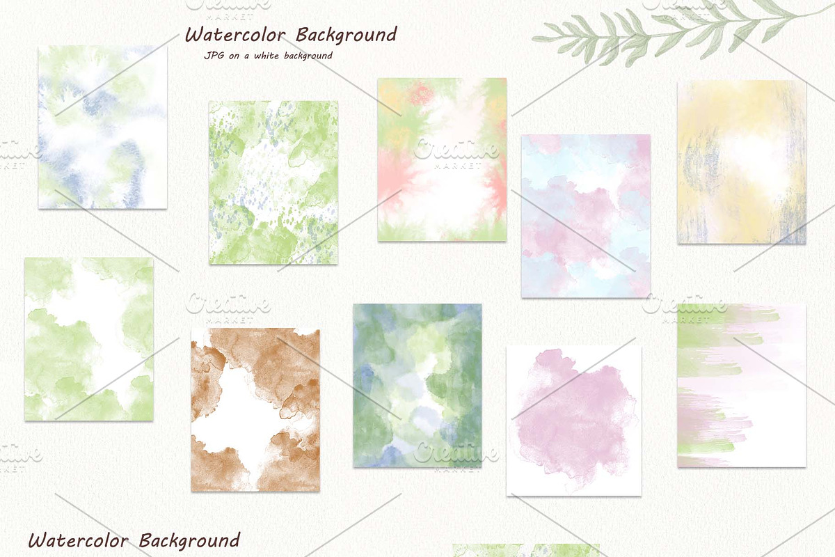 Watercolor Wildflowers Botanical Set, a Decorative Illustration by BarvArt (Photo 16 of 22)