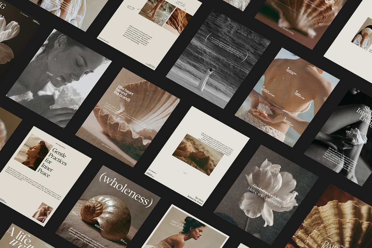 Editorial Wellness Instagram Kit, a Social Media Template by Wildnun Studio (Photo 7 of 10)