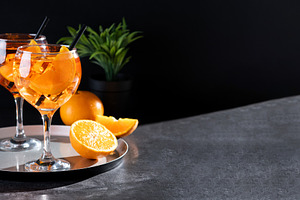 Refreshing Aperol Spritz cocktail, a Food & Drink Photo by etorres69