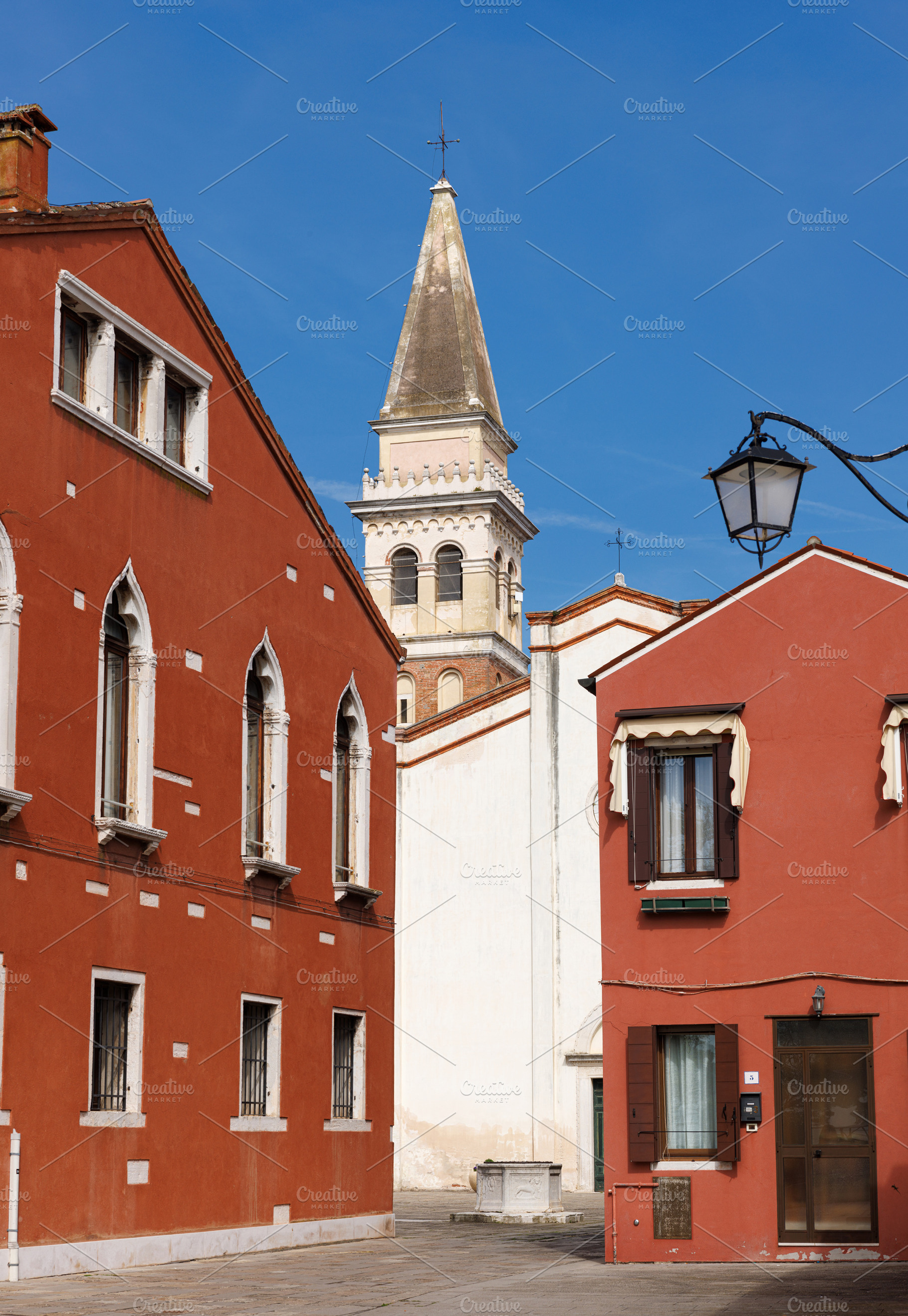 Bell tower of the church of Santa Maria Assunta, Malamocco, a Nature Photo by Bepslabor