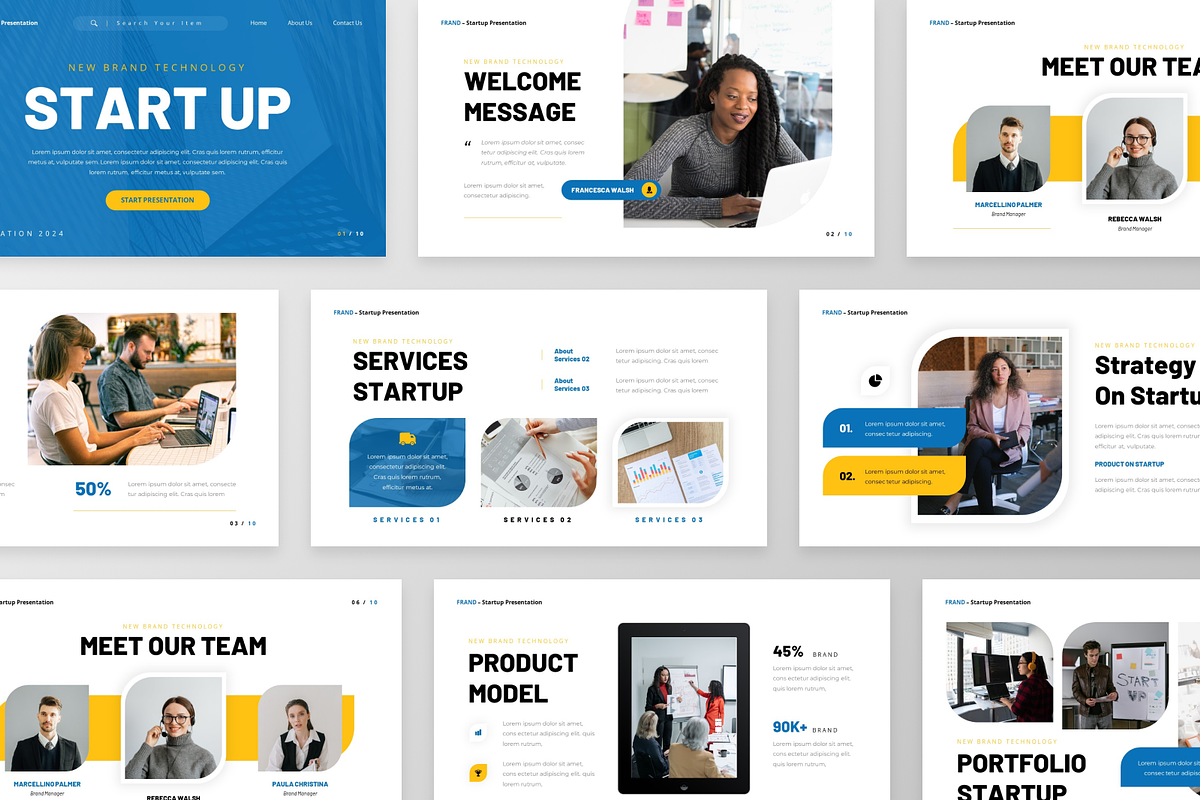 Frand - Startup Google Slide, a Presentation Template by GraphauseProject (Photo 4 of 6)