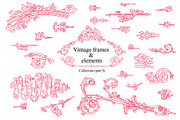 Vintage frames and elements, a Pattern Graphic by ZotovShop (Thumbnail 3 of 6)