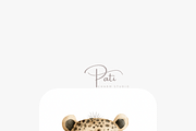 25 Leopard Clipart, an Animal Illustration by Pati Charm Studio (Thumbnail 6 of 8)