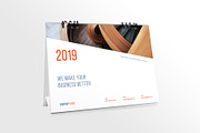 Desk Calendar for 2019, a Stationery Template by Vepix (Thumbnail 1 of 10)