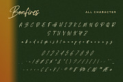 Bonfires, a Script Font by Ditatype (Thumbnail 9 of 10)