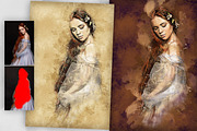 Retro Illustrations Photoshop Action, an Action Add-On by GorynArt (Thumbnail 5 of 22)