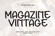 Magazine Vintage | Script Font, a Script Font by Scratchones (Thumbnail 1 of 8)