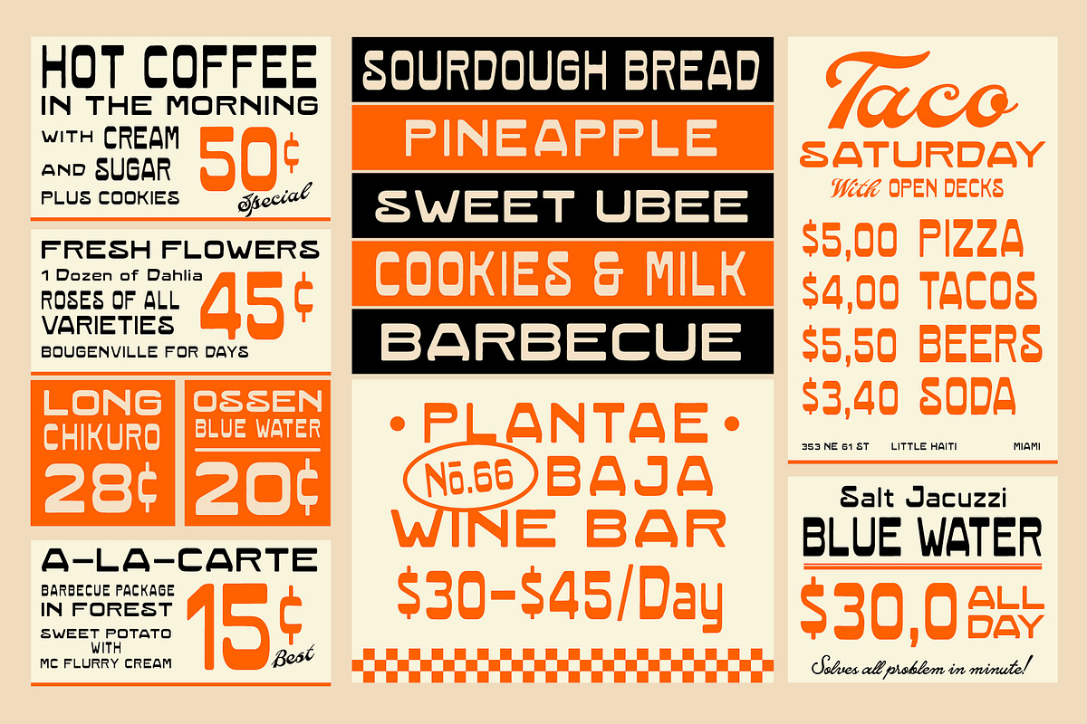 SEKAR — Retro Display Font, a Sans Serif Font by Any-Type® Foundry (Photo 6 of 8)