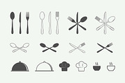 Set of vintage restaurant logos, a Branding & Logo Template by AkimD (Thumbnail 11 of 11)