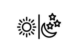 Opposite contrary black icon, an Outline Icon by Creative priyanka