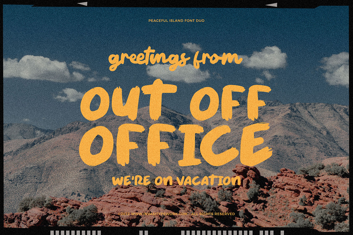 Peaceful Island - Font Duo, a Script Font by Invasi Studio (Photo 7 of 10)