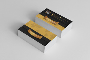 Curve Gold Business Card