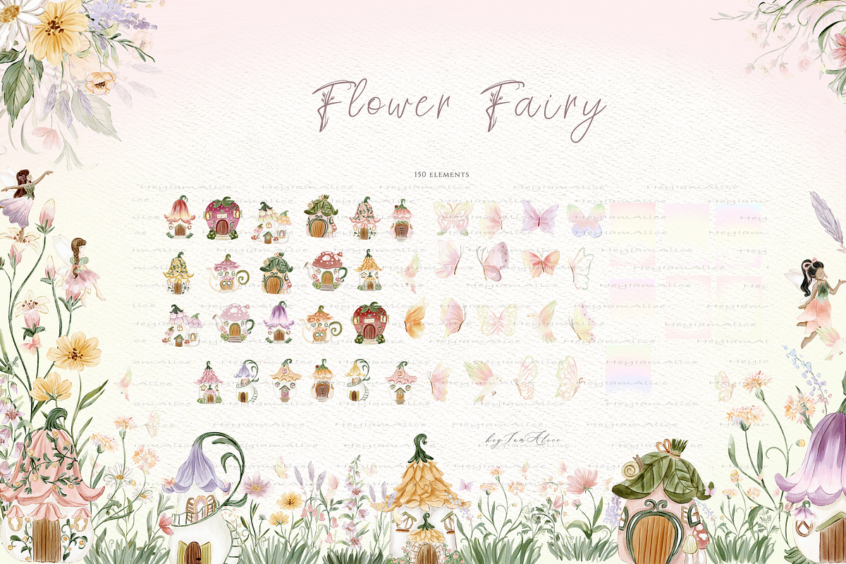 Flower Fairy, a Decorative Illustration by heyiamalice (Photo 6 of 15)