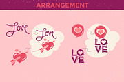 Valentine's Day stickers collection, an Illustration by defarmerdesign (Thumbnail 4 of 5)