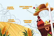 The Farmer’s Procreate Brushes, a Brush Add-On by Leonard Posavec (Thumbnail 5 of 10)