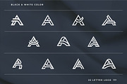 Letter A Monogram Logo, a Branding & Logo Template by BlackSweet_Studio (Thumbnail 2 of 5)