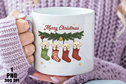 Funny Christmas Dog PNG, an Illustration by Daily.Designs (Thumbnail 10 of 10)