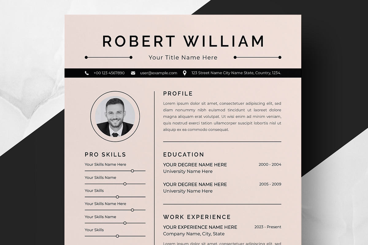 Graphic Designer Resume Portfolio