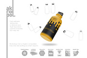 Reusable Water Bottle MockUp, a Cups & Container Mockup by akropol (Thumbnail 7 of 8)