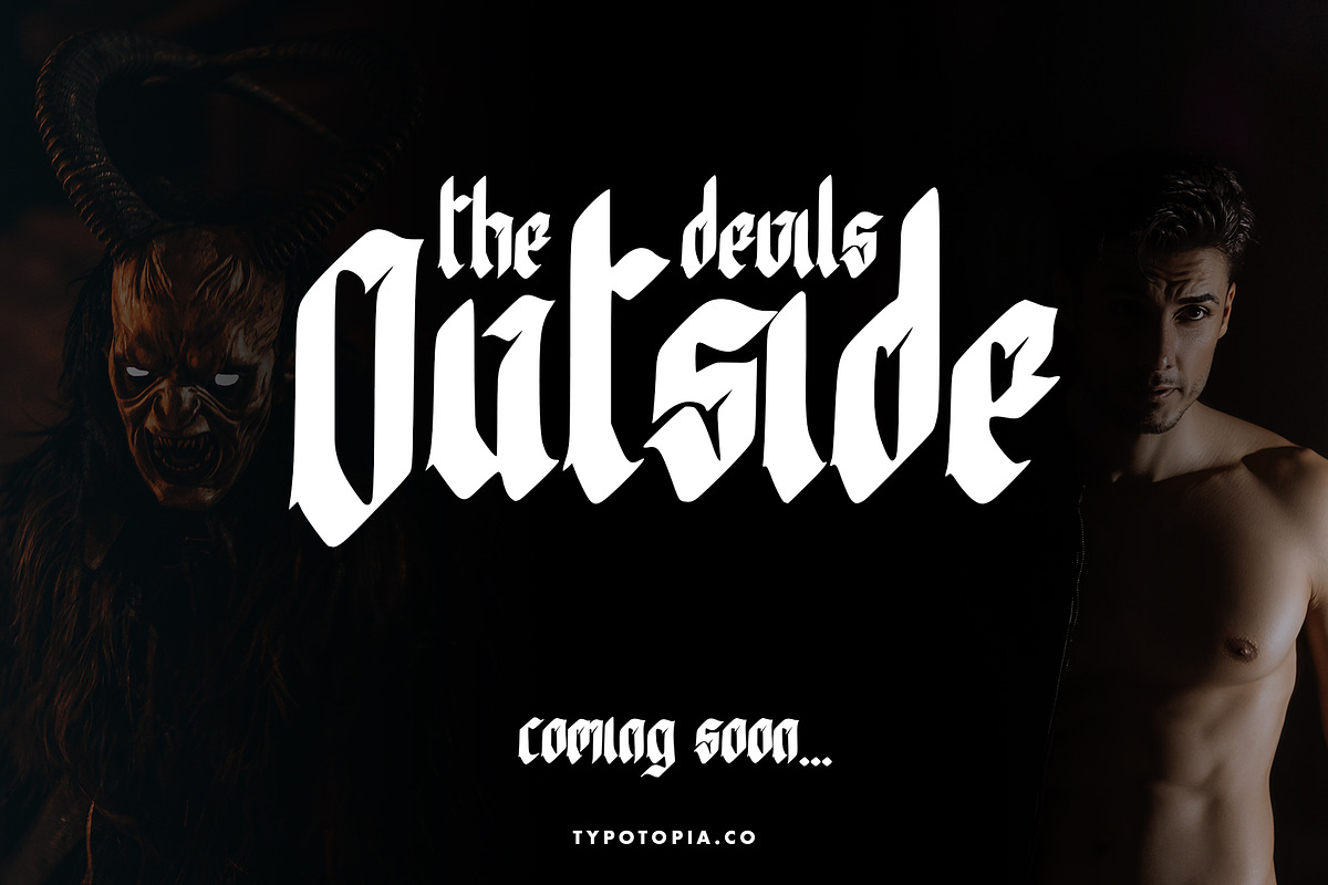 Bewear Creepy Font, a Sans Serif Font by edukka (Photo 4 of 6)