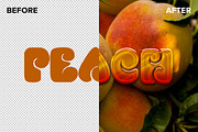3D Fruit Text Styles for Photoshop, a Layer Style Add-On by Creativenauts (Thumbnail 2 of 6)