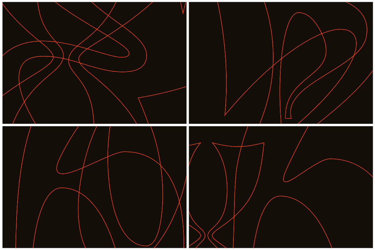 Contour edgy vector illustration, a Texture Graphic by Oleg and Katja (Photo 3 of 26)