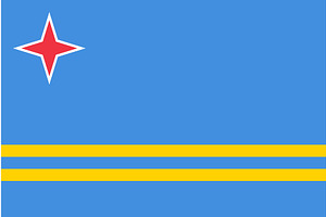 Flag of Aruba, a Texture Illustration by pytyczech