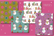 Snowmen paper, a Pattern Graphic by Poppymoondesign (Thumbnail 2 of 3)