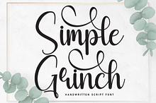 Simple Grinch | Script Font