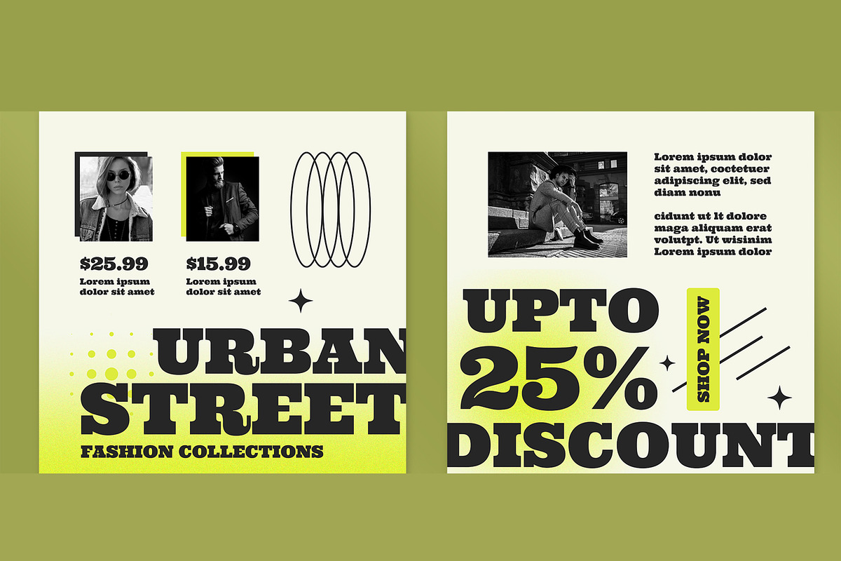 Street Fashion Social Media Post, a Social Media Template by ContestDesign (Photo 4 of 4)
