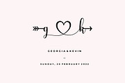 Madelyn Heart Font, a Script Font by Burhan Afif (Thumbnail 8 of 9)
