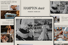 Hampton | Showit Website Template by  in Templates & Themes