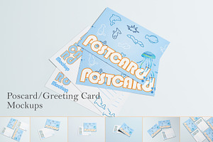 Postcard / Greeting Card Mockups