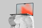 MacBook Pro 05 Standard Mockup, a Mac Mockup by Orbyt Studio (Thumbnail 1 of 3)