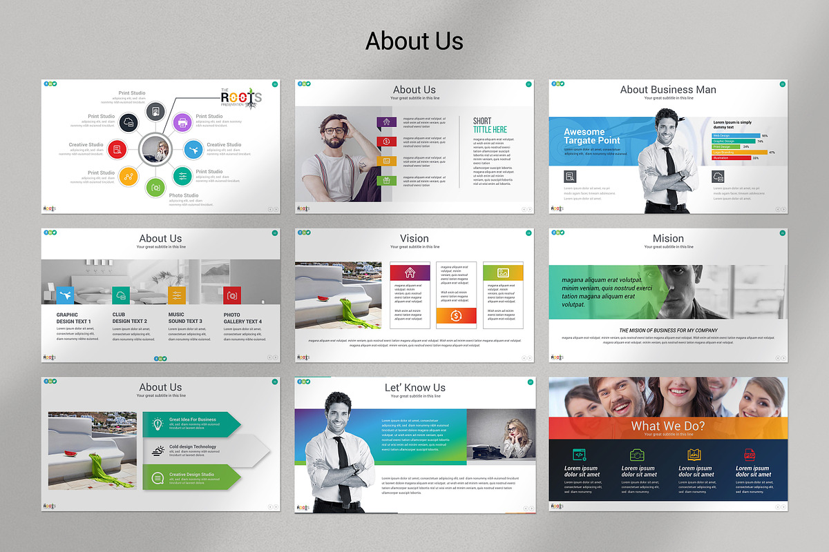 Roots Presentation Template, a Presentation Template by PixWork (Photo 3 of 51)