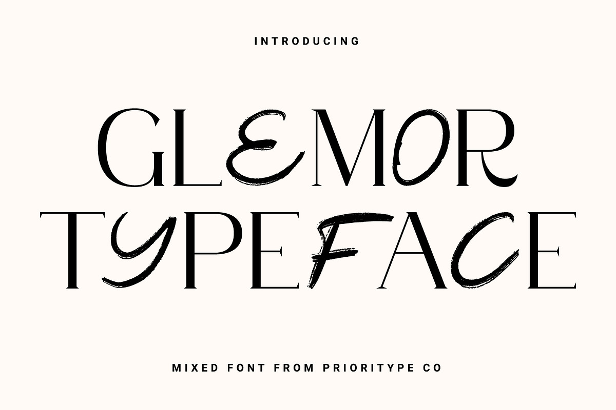 Glemor Typeface, a Serif Font by Prioritype Co (Photo 1 of 10)