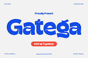 Gatega - Modern Inktrap Sans Family, a Sans Serif Font by agnyhasyastudio (Thumbnail 1 of 16)
