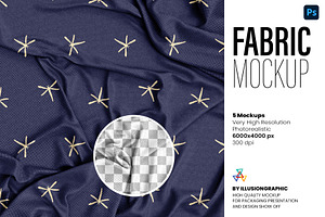 Fabric Mockup - 5 Views