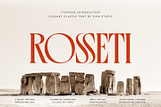 Rosseti - Elegant Retro Serif, a Serif Font by Sign Studio (Thumbnail 1 of 14)