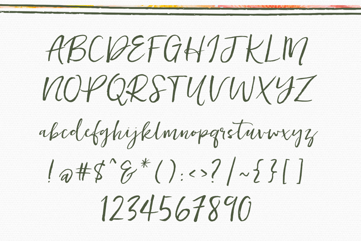 Heathrow Font preview 6