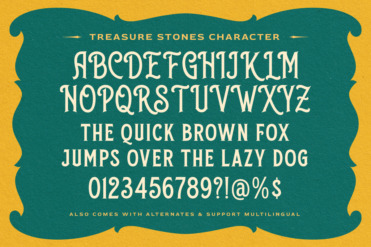 Treasure Stones & Extras, a Serif Font by IronbirdCreative (Photo 10 of 10)
