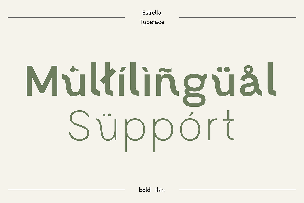 Estrella - Modern Sans Serif, a Sans Serif Font by HipFonts (Photo 5 of 10)