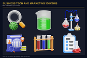 Business Tech 3D Icons Bundle, an Object 3D Model by Dreamanart (Thumbnail 4 of 4)