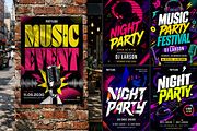 Party Events Flyer Poster Template, a Flyer Template by Miyaji75 (Thumbnail 4 of 5)